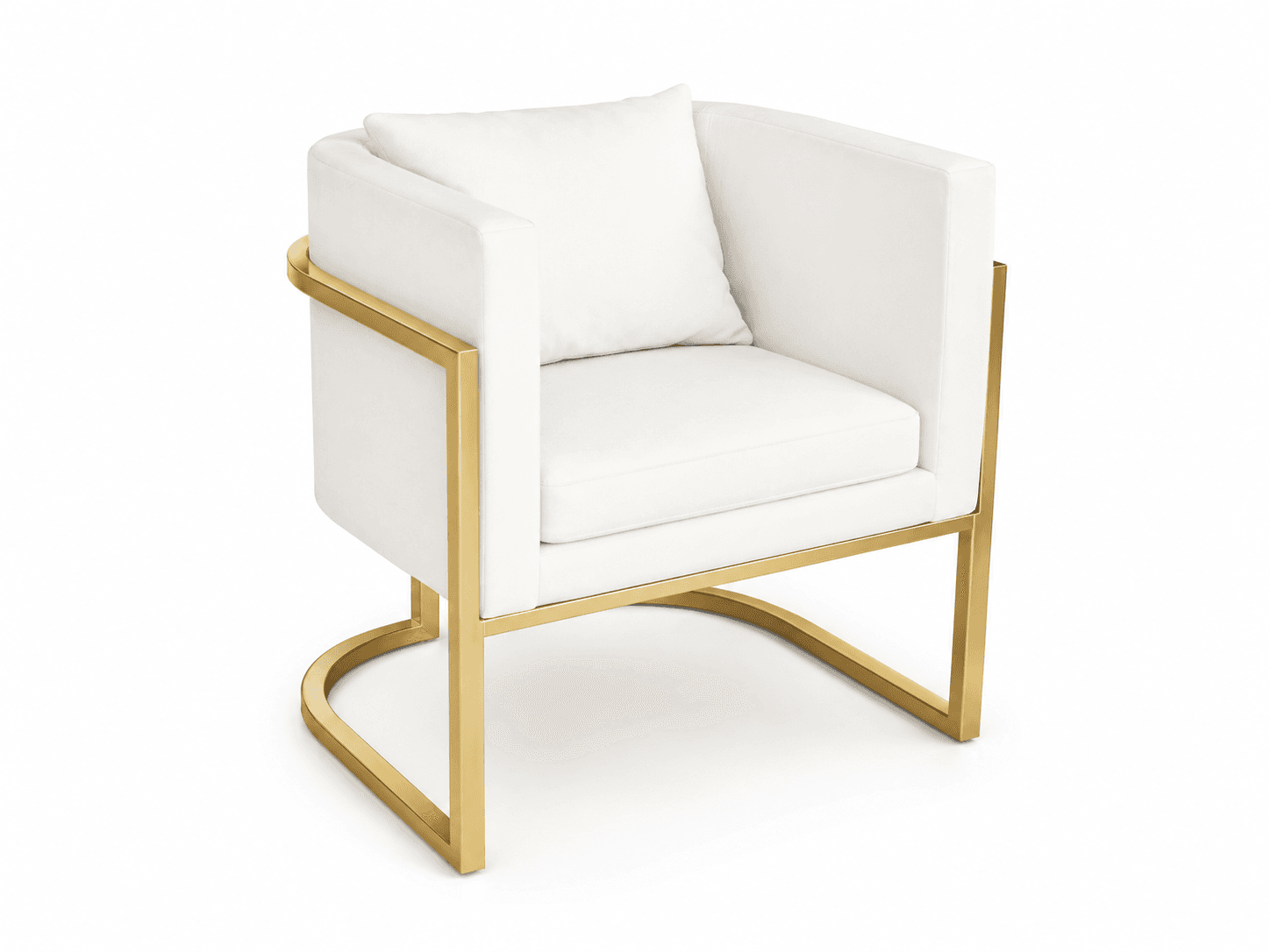 Replica Luxury Lounge Sofa White Gold