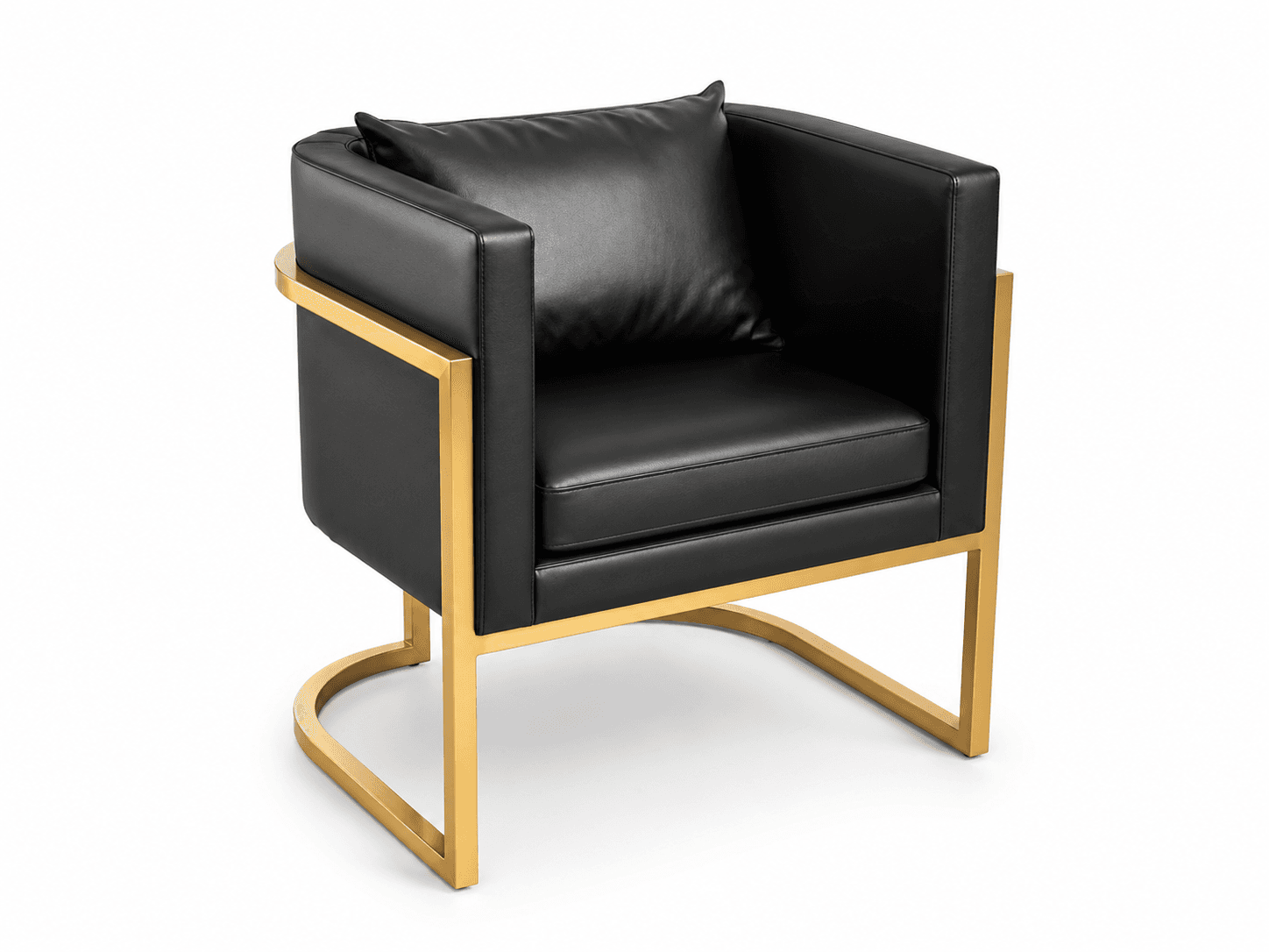 Replica Luxury Lounge Sofa Black Gold