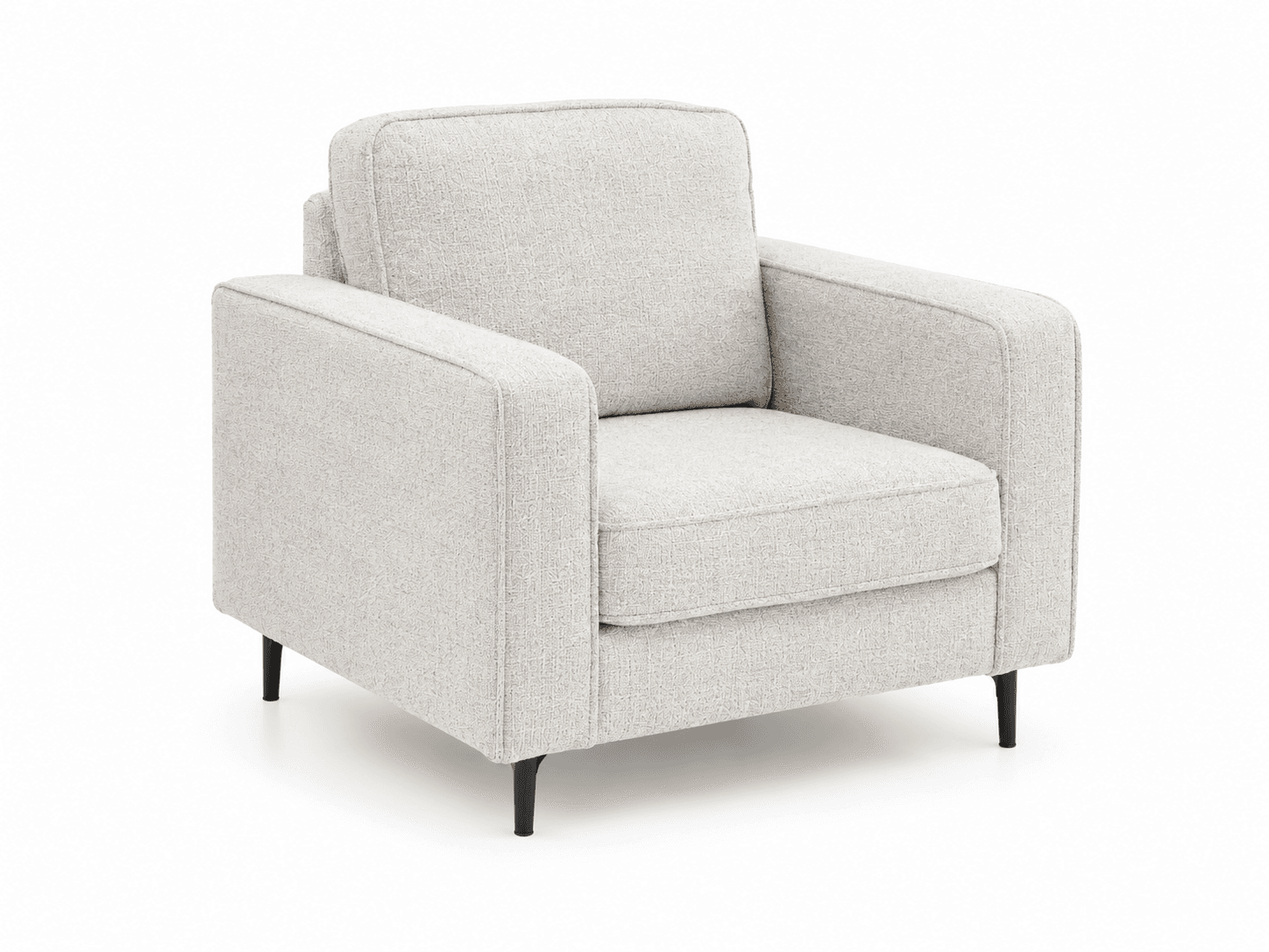 Replica Fabric Single Sofa White